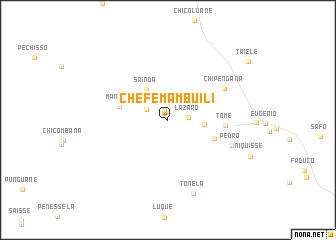 map of Chefe Mambuili