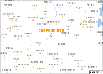 map of Chefe Mamite