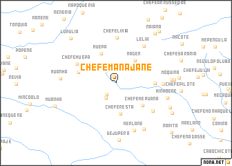 map of Chefe Manajane