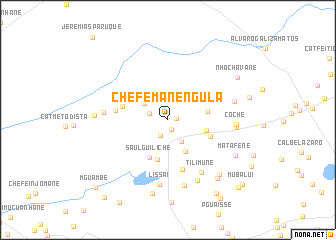 map of Chefe Manengula