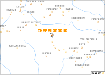 map of Chefe Mangama