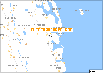 map of Chefe Mangarrelane