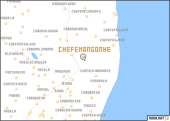 map of Chefe Mangonhe