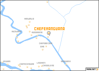 map of Chefe Manguana