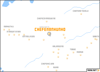 map of Chefe Manhunho