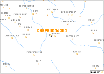 map of Chefe Manjoma