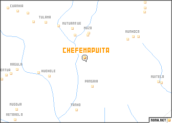 map of Chefe Mapuita