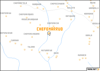 map of Chefe Marruo