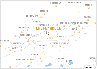 map of Chefe Marule