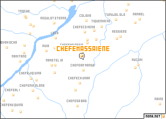 map of Chefe Massaiene