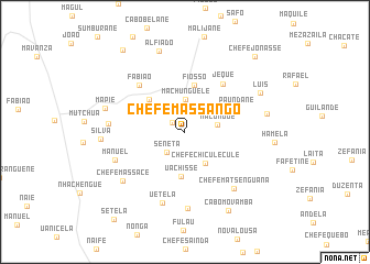 map of Chefe Massango