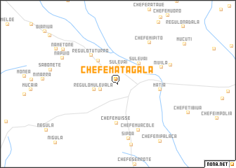 map of Chefe Matagala