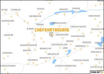 map of Chefe Matangane