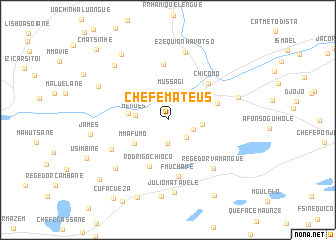 map of Chefe Mateus