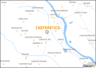 map of Chefe Matico