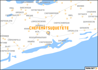 map of Chefe Matsuquetete