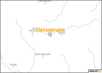 map of Chefe Matuane