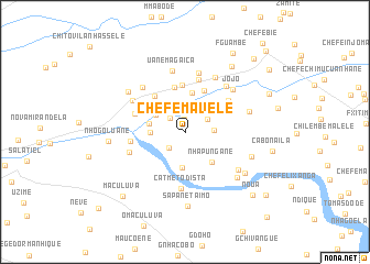 map of Chefe Mavele