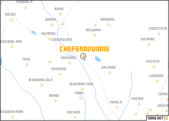 map of Chefe Mavuiane