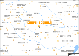 map of Chefe Mecorola