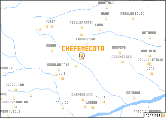 map of Chefe Mecota