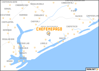 map of Chefe Mepago
