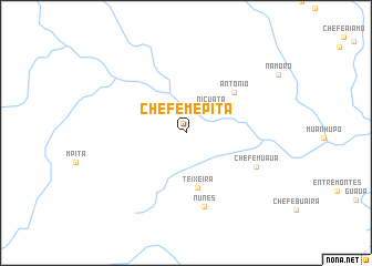 map of Chefe Mepita