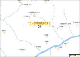 map of Chefe Mepota