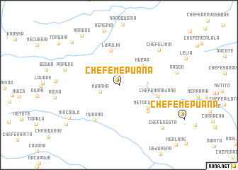 map of Chefe Mepuana