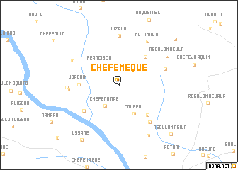 map of Chefe Meque