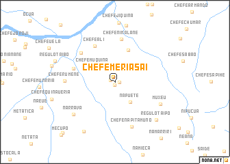 map of Chefe Meriasai