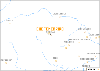 map of Chefe Merripo