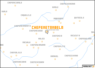 map of Chefe Metambela