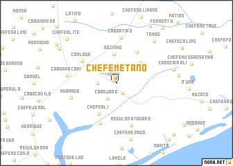 map of Chefe Metano