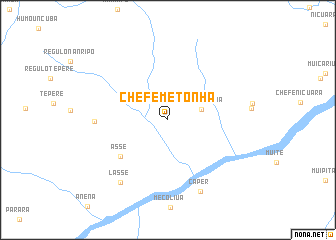 map of Chefe Metonha