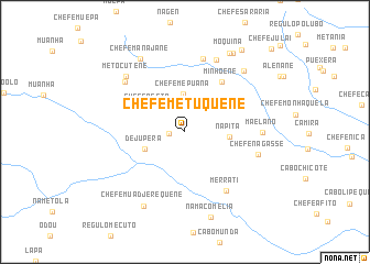 map of Chefe Metuquene