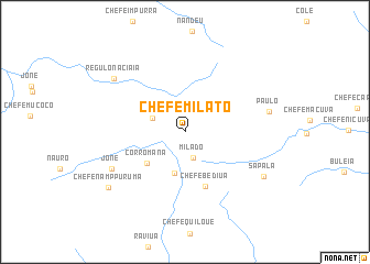 map of Chefe Milato