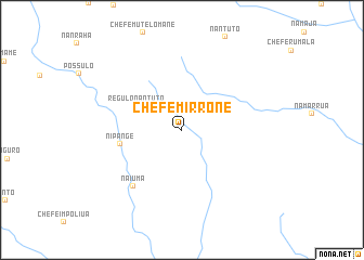 map of Chefe Mirrone