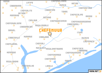 map of Chefe Mivua