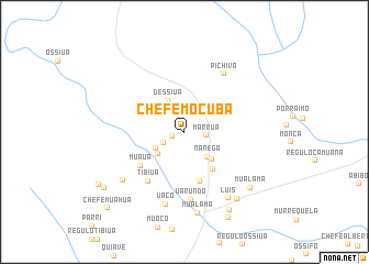 map of Chefe Mocuba