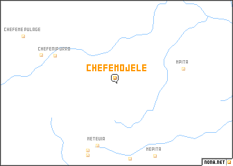 map of Chefe Mojele