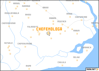map of Chefe Mológa