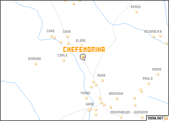 map of Chefe Moriha