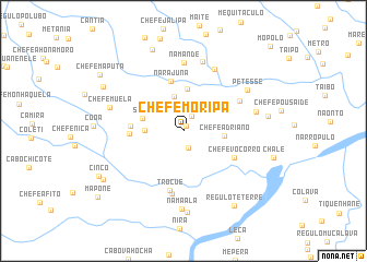 map of Chefe Moripa