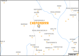 map of Chefe Morra