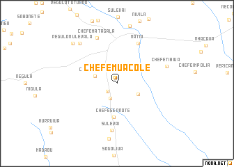 map of Chefe Muacole