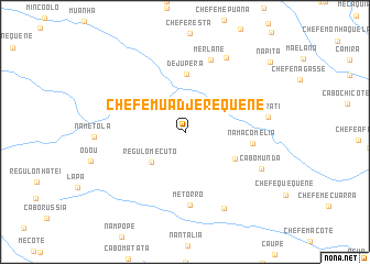 map of Chefe Muadjerequene