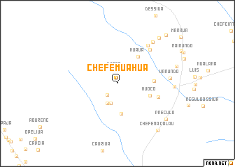 map of Chefe Muahua