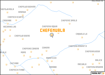 map of Chefe Muala