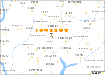 map of Chefe Mualsene